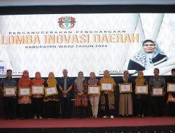 Penganugerahan Kompetisi Inovasi Daerah Kabupaten Wajo 2024 dan Launching Aksi Perubahan Peserta PKA Angkatan 1