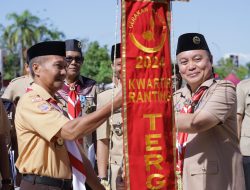 Pj Bupati Wajo Andi Bataralifu Menjadi Irup Pada Peringatan Hari Pramuka Ke-73