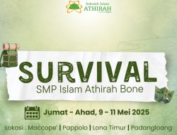 Lepas Survival SMP Islam Athirah Bone, Kepsek Imbau Kedepankan Adab