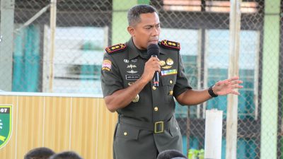 Instruksikan Tentara Masuk Sekolah, Dandim Laode : Program Yang Mampu Memberikan Sentuhan Berbeda Dalam Dunia Pendidikan.