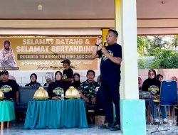 Polsek Lamuru Gelar Turnamen Mini Soccer, Wakil Ketua DPRD Bone: Polri Hadir di Tengah Masyarakat