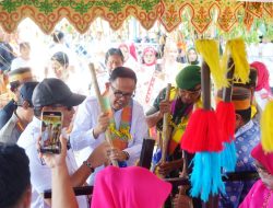 Pesta Panen Mappadendang di Sailong Berlangsung Meriah, Wabup Bone Dorong Peningkatan Produksi Beras Nasional