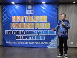 Wabup Bone Buka Musda DPD PAN Bone, Tekankan Politik Santun dan Pembangunan Daerah