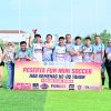 Jurnalis Bone FC Tampil Percaya Diri, Eksebisi Fun Mini Soccer Warnai Pembukaan HAB Ke-80 Kemenag RI Sulsel