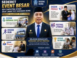 Sederet Event Besar yang Digelar Edy Saputra Syam Saat Menjabat Plt Kadisdik Bone