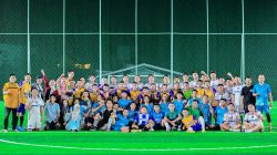 Laga Segitiga Beramal FC dan Jurnalis Dua Kabupaten, Wabup AAP: Olahraga Jadi Jembatan Sinergitas