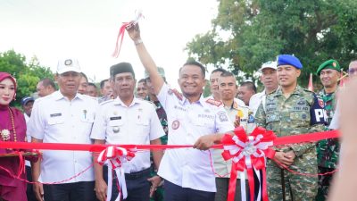 Komitmen BerAMAL untuk Infrastruktur Lebih Baik, Bupati Bone Resmikan Jalan Lapeccang–Lonrong