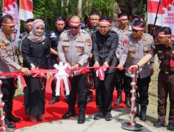 Jembatan Merah Putih Diresmikan Wakapolda bersama Wabup Bone, Program Presiden Prabowo Buka Akses Warga Dusun Bulu Botoe Desa Kading