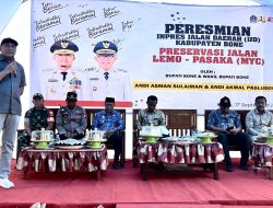 Peresmian Jalan Lemo-Pasaka, Legislator PKB Puji Bupati Andi Asman Total Lakukan Pembenahan Jalan