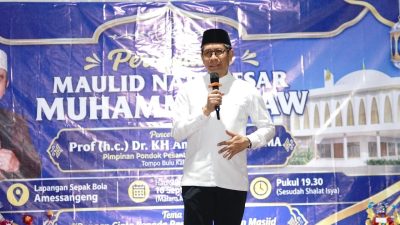 Peringati Maulid di Amessangeng, Wabup Soppeng Selle KS Dalle Minta Maaf di Hadapan Ribuan Warga, Ada Apa?