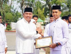 Pj Sekda Bone Pimpin Apel Hari Santri, Santri Unjuk Bakat di Akhir Acara
